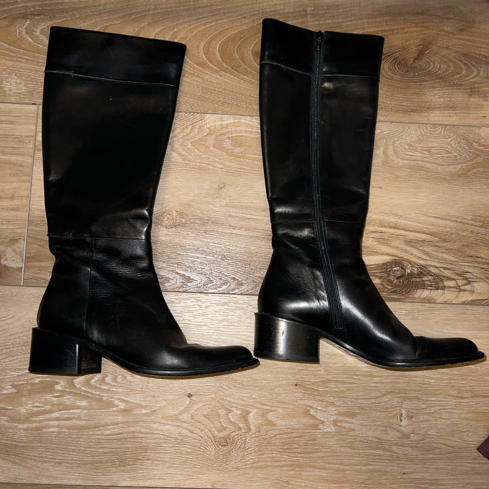 Banana Republic Black Leather Boots